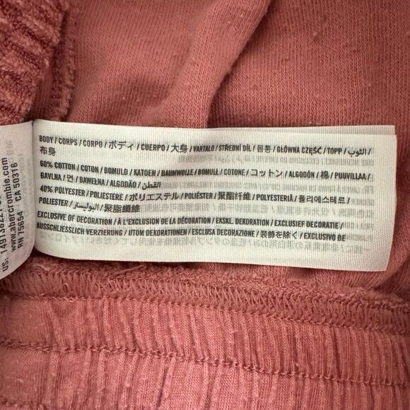 Abercrombie & Fitch Pink Terry Shorts Size XS - Picture 5 of 5